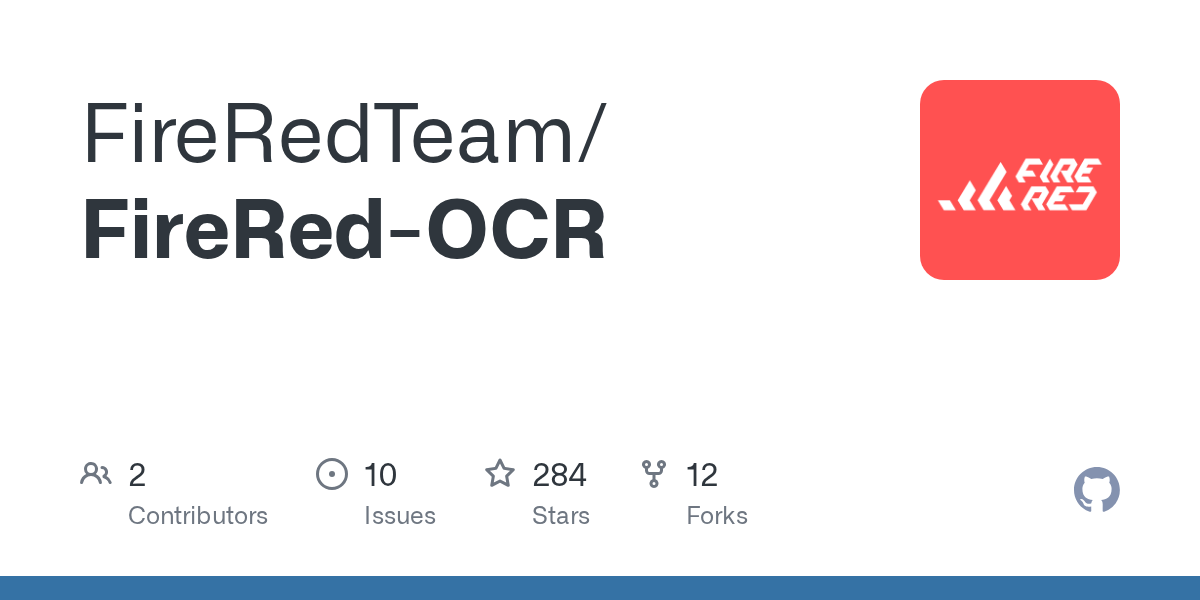 FireRed-OCR 界面截图