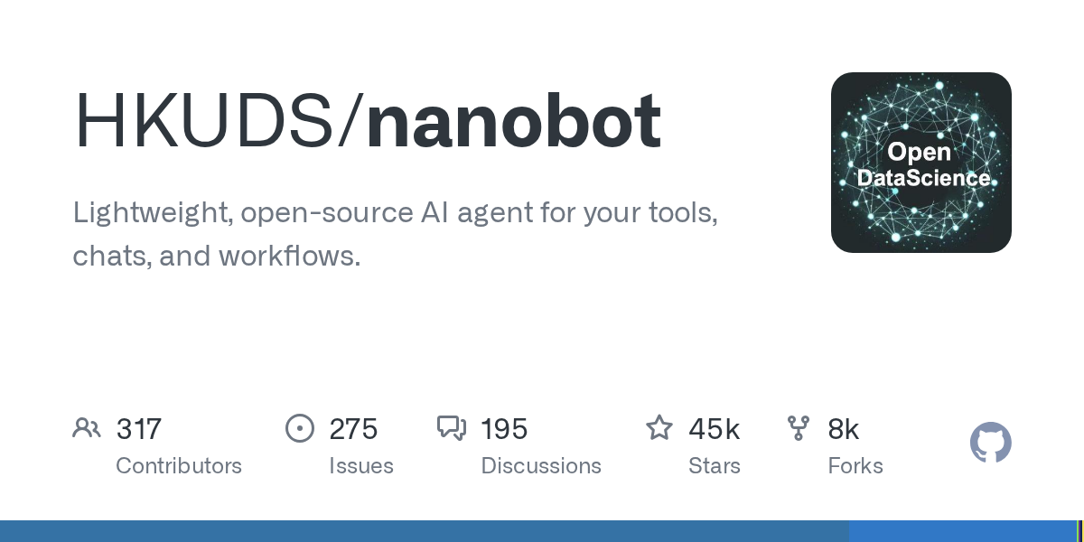 Nanobot 界面截图