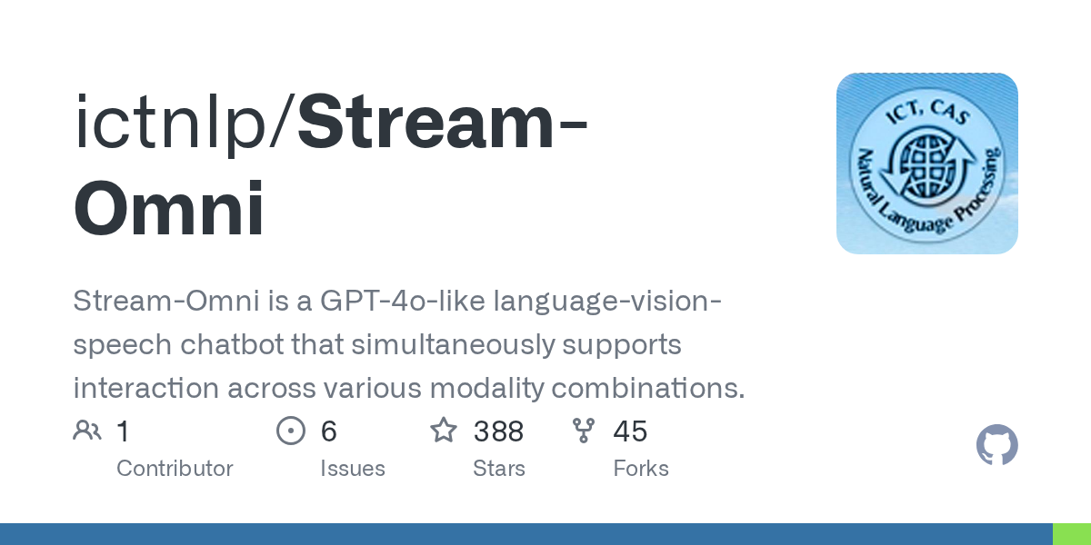 Stream‑Omni 界面截图