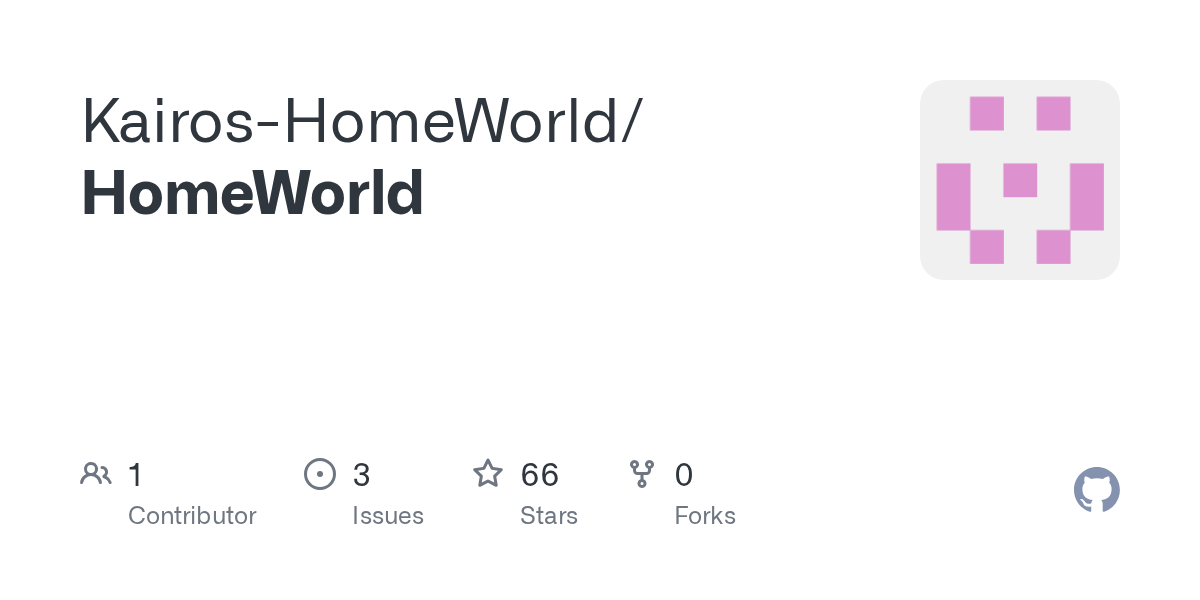 Kairos-HomeWorld 界面截图