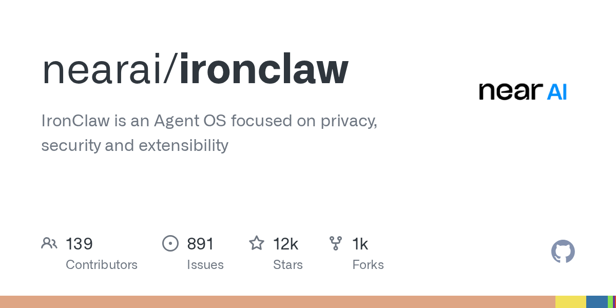 IronClaw 界面截图