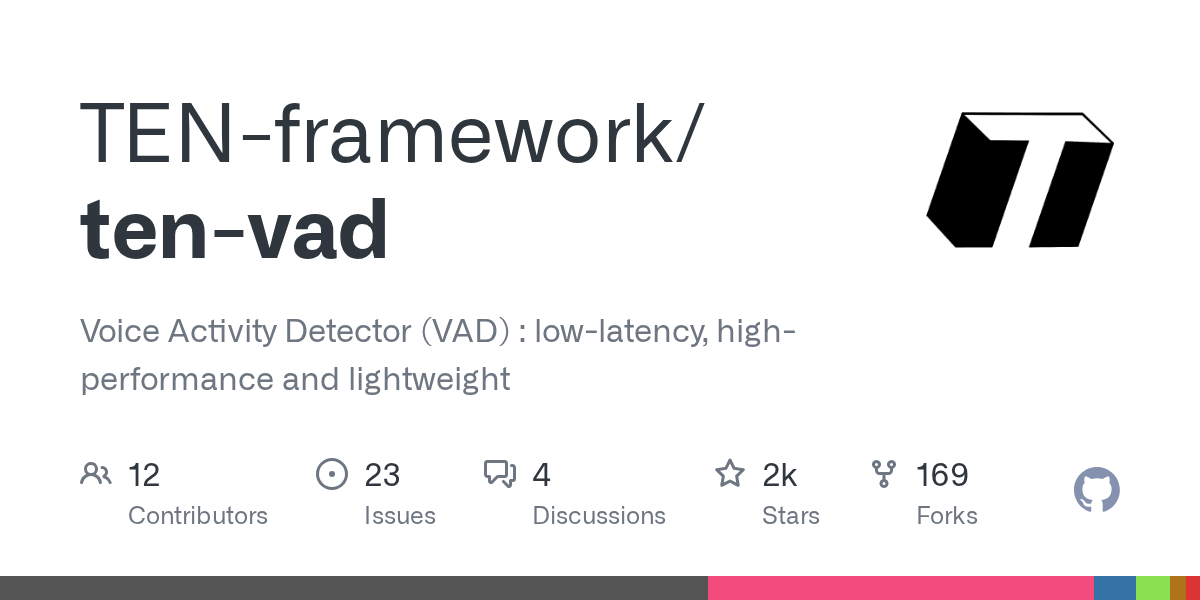 TEN VAD 界面截图